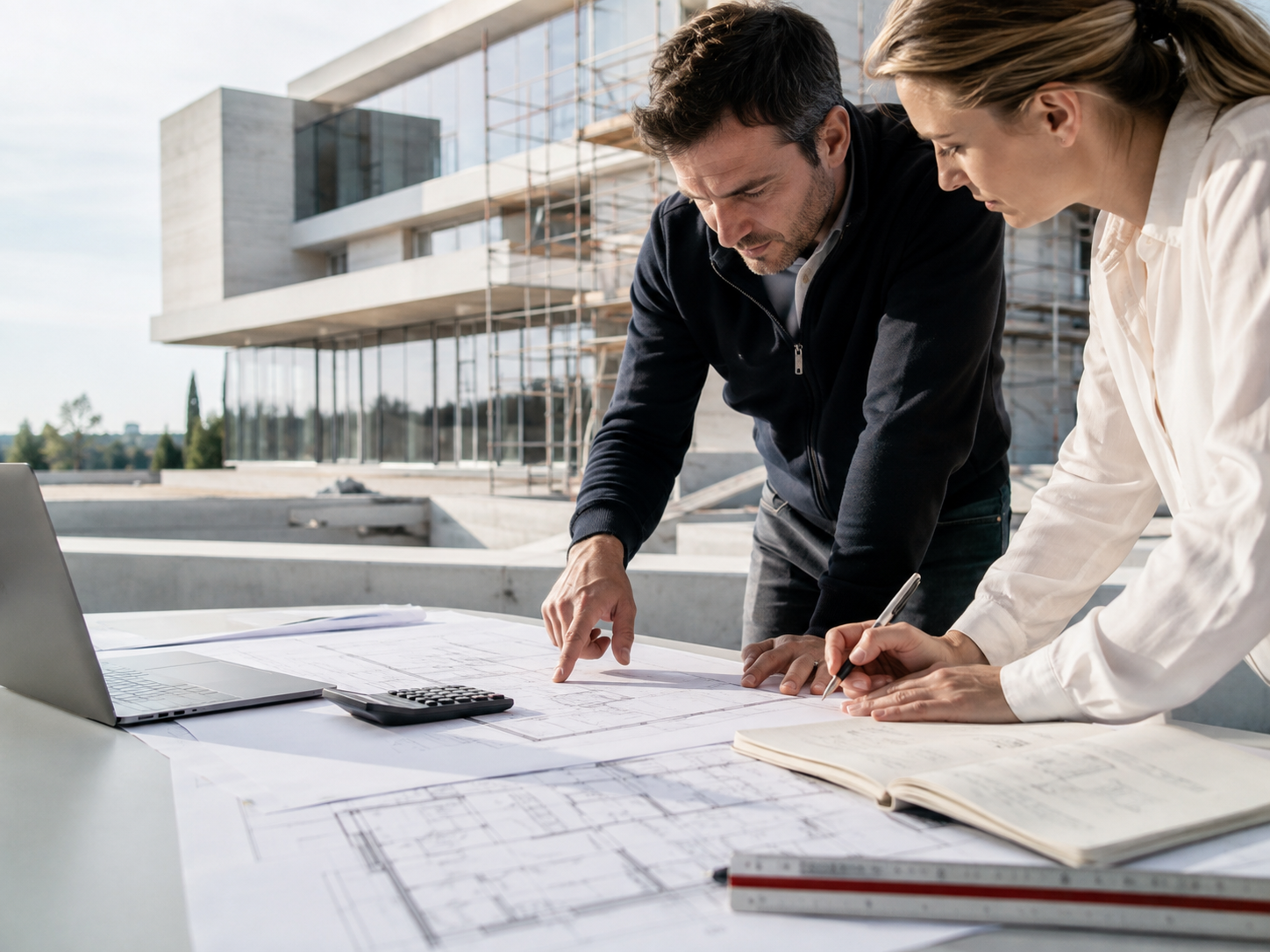 Construction budget review and quantity surveying coordination