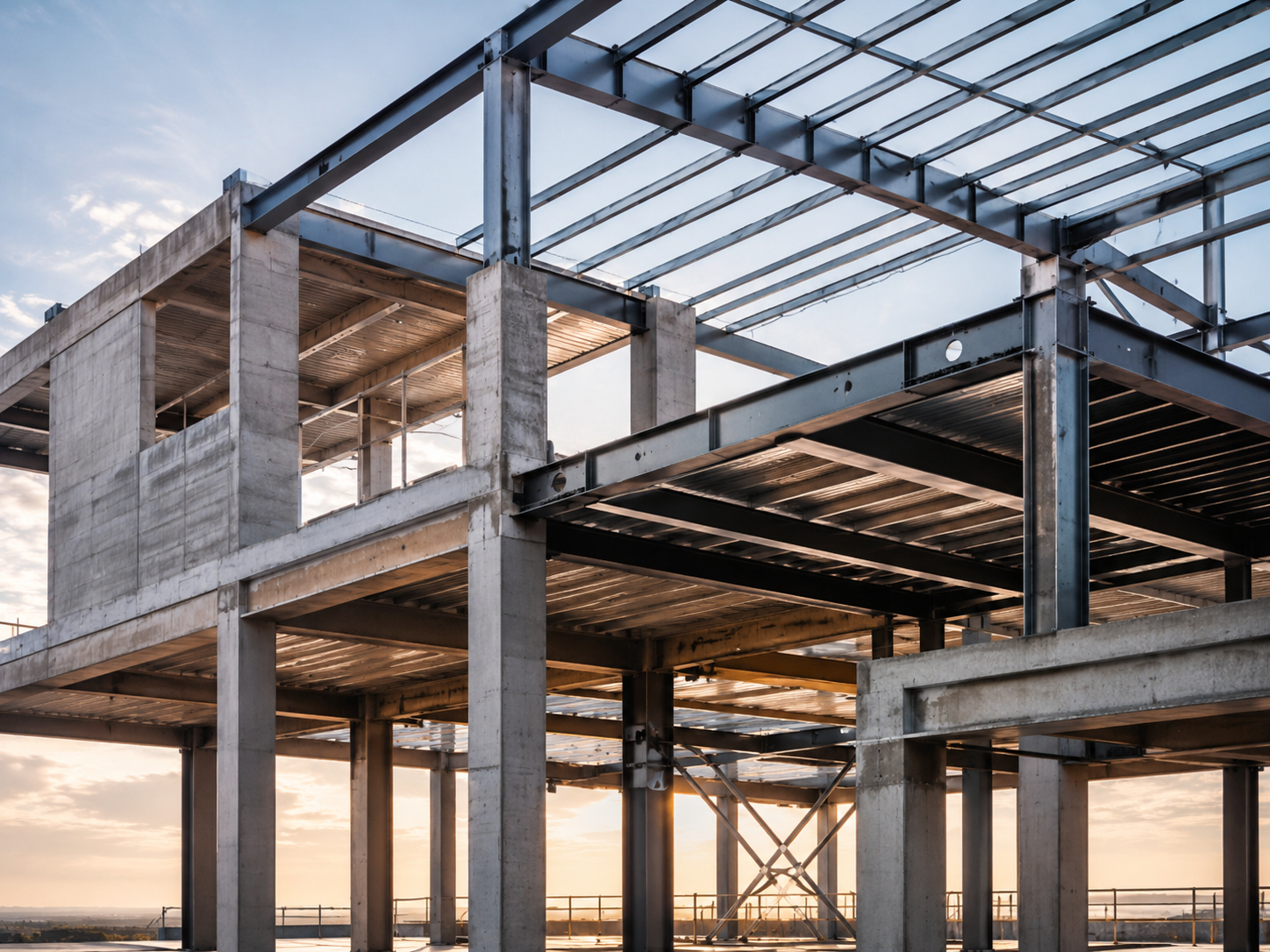 Structural engineering analysis and modern building structure